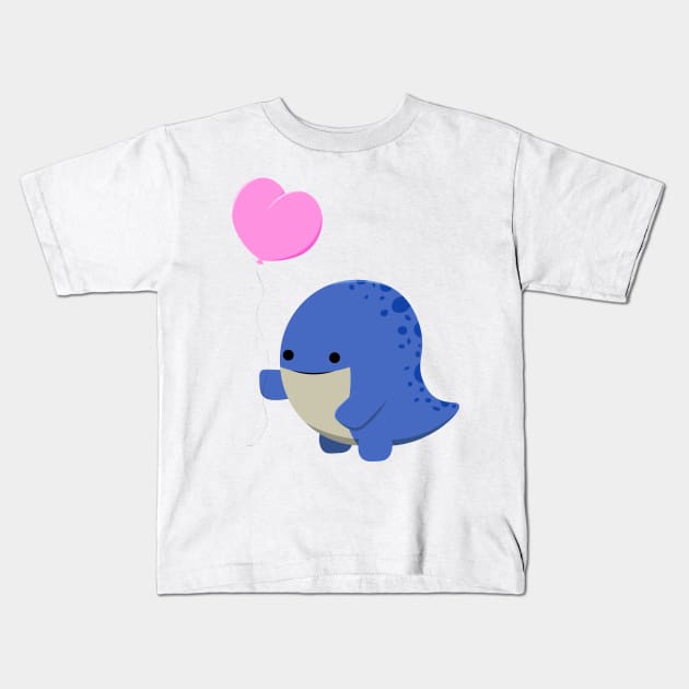 Guild Wars 2- Blue Quaggan Kids T-Shirt by CaptainPoptop